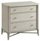 Riverside Furniture Maisie Champagne 3-Drawer Nightstand-0