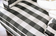 Furniture of America® Patricia Black/White Accent Chair-3