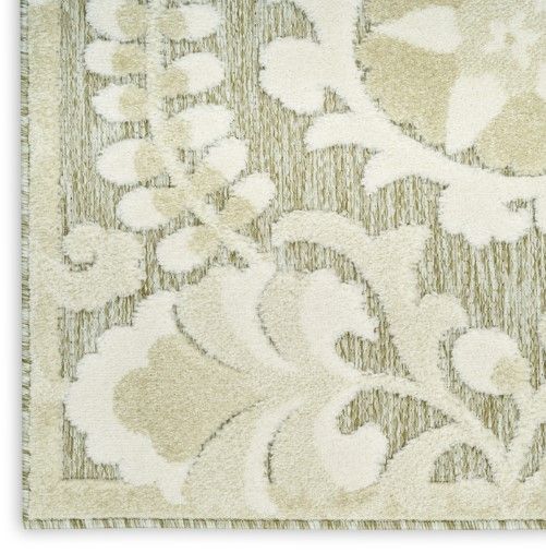 Nourison Home™ Aloha Ivory Sage 5'x8' Style 2 Area Rug-4