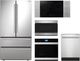 Sharp® 5 Piece Stainless Steel Electric Kitchen Appliance Package-0