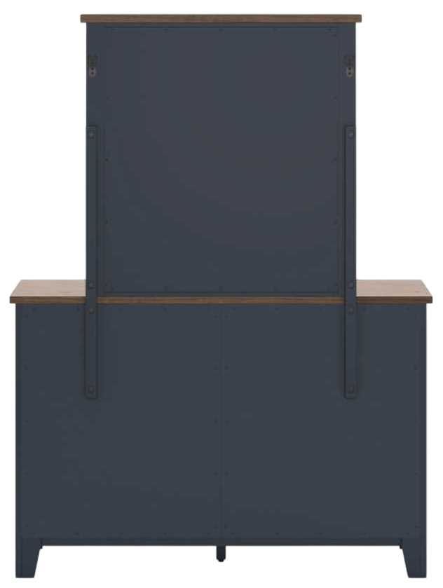 Signature Design by Ashley® Landocken Blue/Brown Dresser and Mirror-4