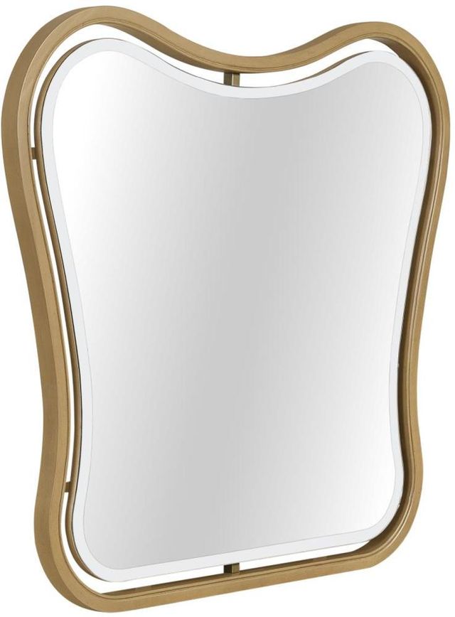 Bernards Tapestry Honeycomb Floating Mirror-2