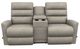 La-Z-Boy® Liam Pebble Manual Wall Reclining Loveseat with Console-1