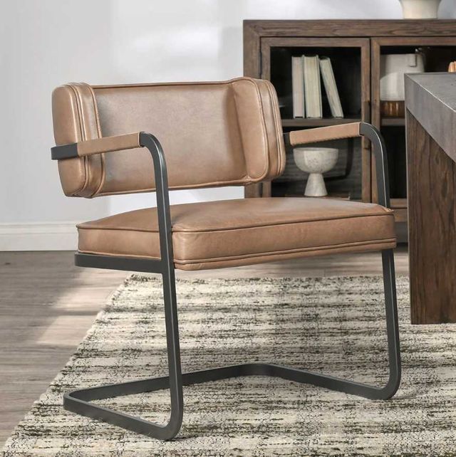 Classic Home Fonda Adobe Tan/Black Dining Chair-1
