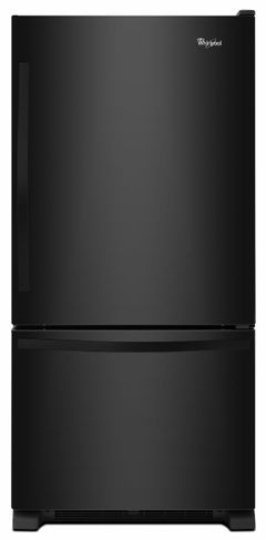 Whirlpool® Gold® 33 in. 22.1 Cu. Ft. Black Bottom Freezer Refrigerator