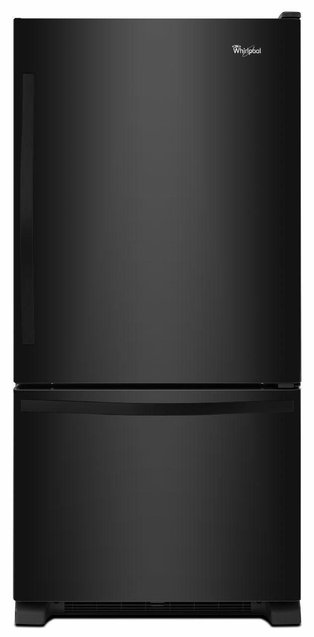 Whirlpool® Gold® 33 in. 22.1 Cu. Ft. Black Bottom Freezer Refrigerator-0