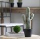 A & B Home Green Potted Faux Saguaro Cactus-2