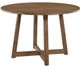 Coaster® Dinah 5-Piece Brown Round Solid Wood Dining Set-1