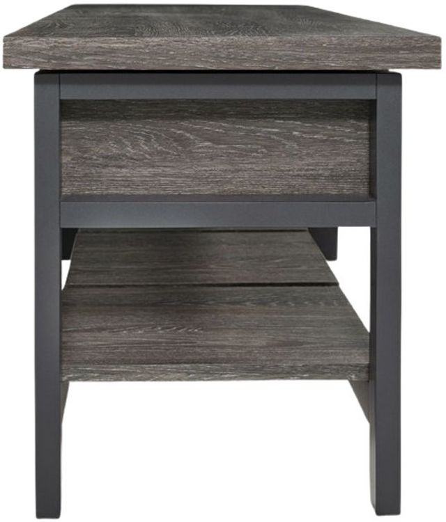 Signature Design by Ashley® Rhyson Black/Brown Storage Bench-1