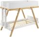 Coaster® Frankie Natural/White Twin Over Twin Bunk Bed-0
