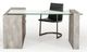 VIG Furniture Nova Domus Boston Glass Top with Concrete Base Office Desk-1