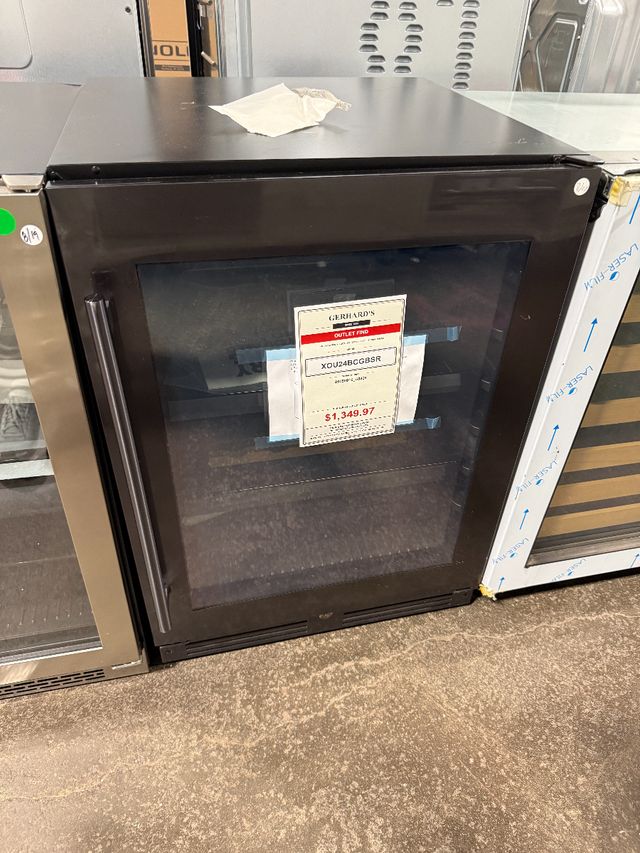 XO 24" Black Stainless Steel Built In Beverage Center-0