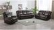 Mazin Furniture Paxton Brown Upholstered Rocker Recliner-4