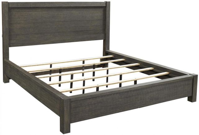 aspenhome® Mill Creek Carob Queen Panel Bed-1