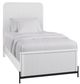 Bernards Stiltz White Full Youth Panel Bed-0
