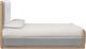 Modus Furniture Hollis Cabin Glow/Sweater King Upholstered Panel Bed-3