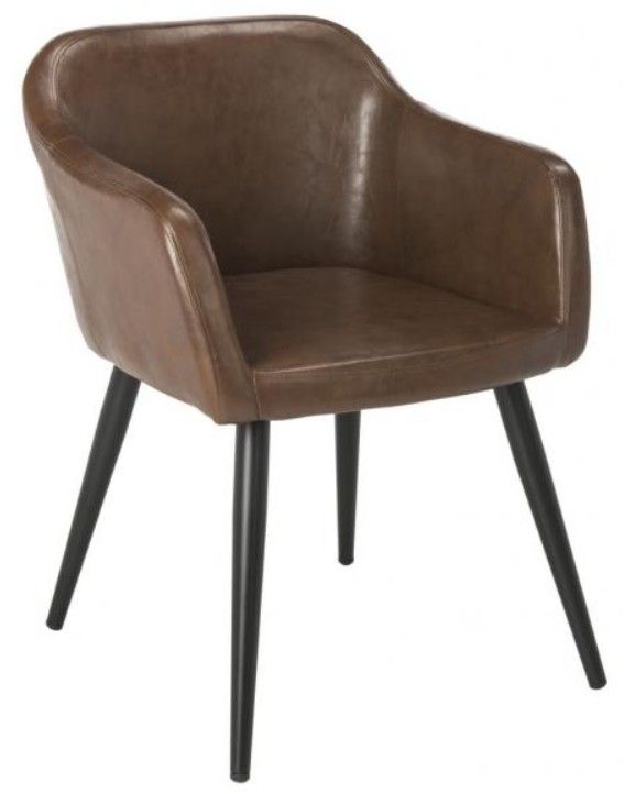 Safavieh Adalena Black/Brown Accent Chair-0