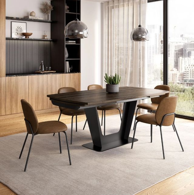 Amisco Customizable Amelia 90" Rectangular Dining Table-1