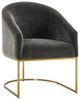 Uttermost® Hanni Charcoal Dining Arm Chair-0