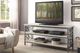 Mazin Furniture Fairhope Beige Sofa Table/TV Stand with Metal Frame -3