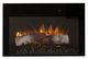 International Furniture Direct Tuxedo Black/Brown Fireplace TV Stand-3