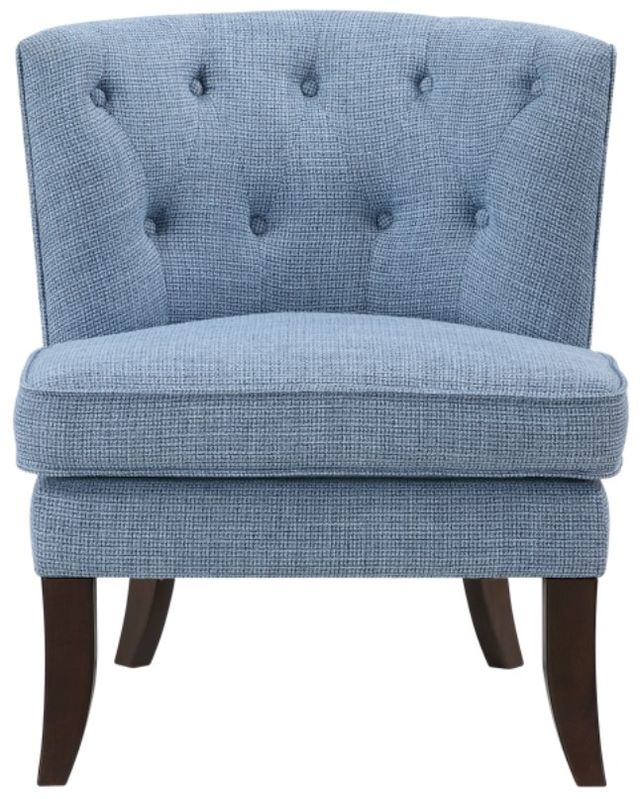 Homelegance® Melrose Blue/Espresso Accent Chair-2