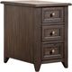 Liberty Furniture Mill Creek Peppercorn Chairside Table-0