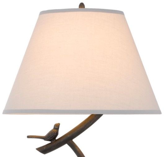 Cal® Lighting & Accessories Rancho Black Iron Floor Lamp-3