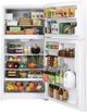 GE® 33" 21.9 Cu. Ft. White Top Freezer Refrigerator-2