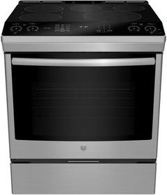 GE Profile™ 30" Fingerprint Resistant Stainless Steel Slide In Induction Range