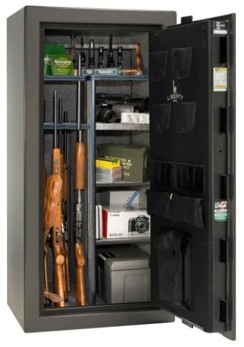 Liberty Safe Colonial 23 Gray Gloss Mechanical Gun Safe-2
