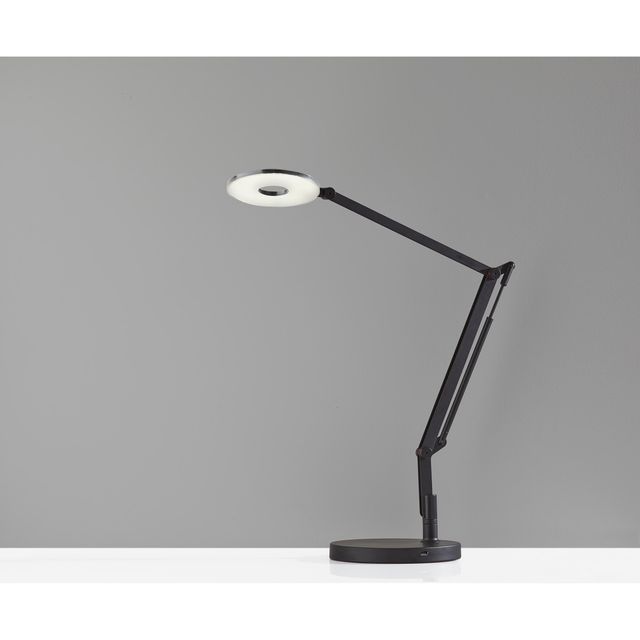 Adesso® Gordon Black Led Desk Lamp-1