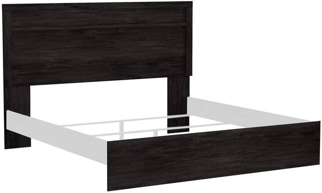 Tête et pied de lit à panneaux Belachime pour très grand lit, noir, de Signature Design by Ashley®