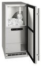 U-Line® Stainless Steel 15" Outdoor Clear Ice Machine-1
