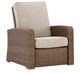 Signature Design by Ashley® Laguna Heights Beige/Gray Fabric/Resin Wicker Outdoor Manual Recliner-0