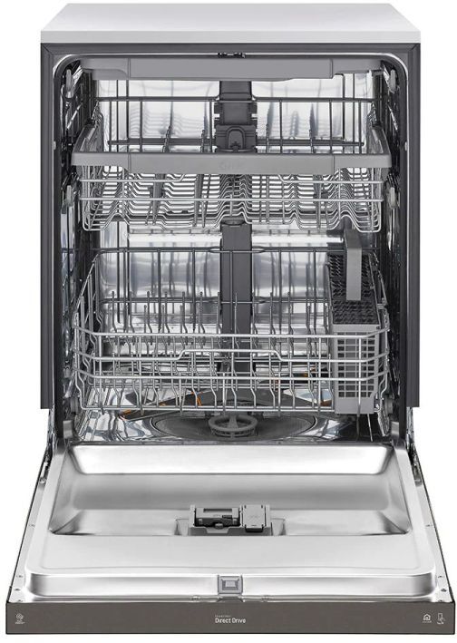 LG 24" Black Stainless Steel Built In Dishwasher with QuadWash™ and 3rd Rack -2