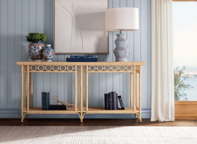 Hooker® Furniture Commerce and Market Knot Kidding Light Natural Console Table-1