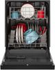 Amana® 24" Stainless Steel Front Control Built In Dishwasher with Midnight Interior-3