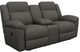 La-Z-Boy® Joel Charcoal Manual Reclining Loveseat with Console-0