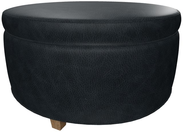 Craftmaster® Customizable CM Leather 30" Cocktail Ottoman-4