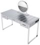 ACME Furniture Myles Antique White Vanity Set with Chrome Base-3