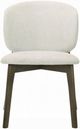 ACME Furniture Mallin 2-Piece Gray/Walnut Upholstered Dining Side Chair Set-3