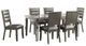 Elements International 14.5 Copper 7-Piece Grey Dining Set-0
