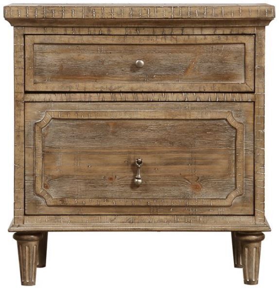 Emerald Home Interlude Sandstone Buff 2-Drawer Nightstand-3