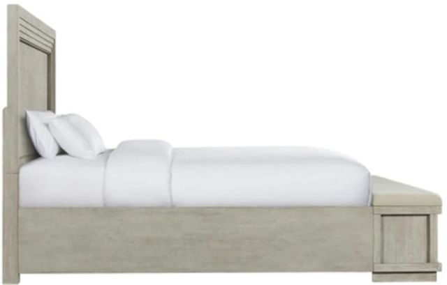 Riverside Furniture Cascade Dovetail California King Upholstered Panel Storage Bed-3