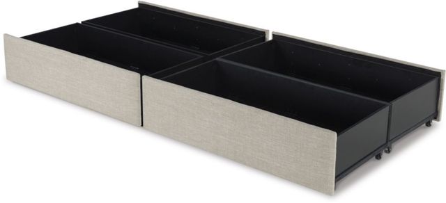 Signature Design by Ashley® Gladdinson Gray Twin Upholstered Storage Bed-3