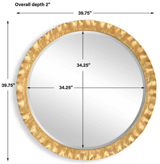 Uttermost® Haya Gold Round Mirror-2