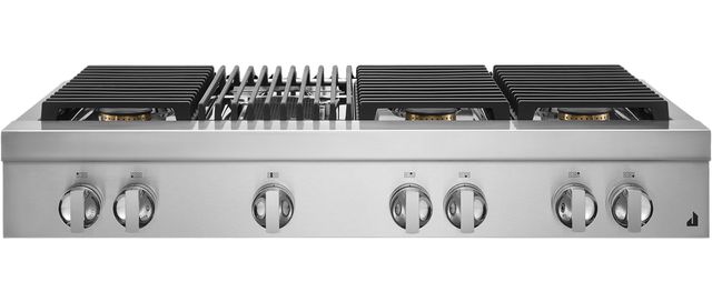 JennAir® NOIR™ 48" Stainless Steel Natural Gas Rangetop-0