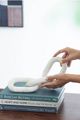 A & B Home White Marble Chain-5