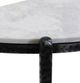 Stylecraft White Console Table with Black Frame-1